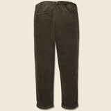 Corduroy Pleated Pant - Chocolate - Alex Mill - STAG Provisions - Pants - Corduroy