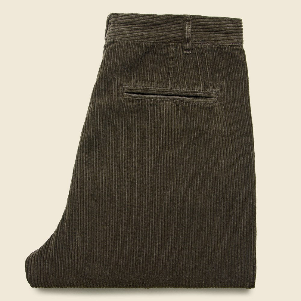 
                          Corduroy Pleated Pant - Chocolate - Alex Mill - STAG Provisions - Pants - Corduroy
                        