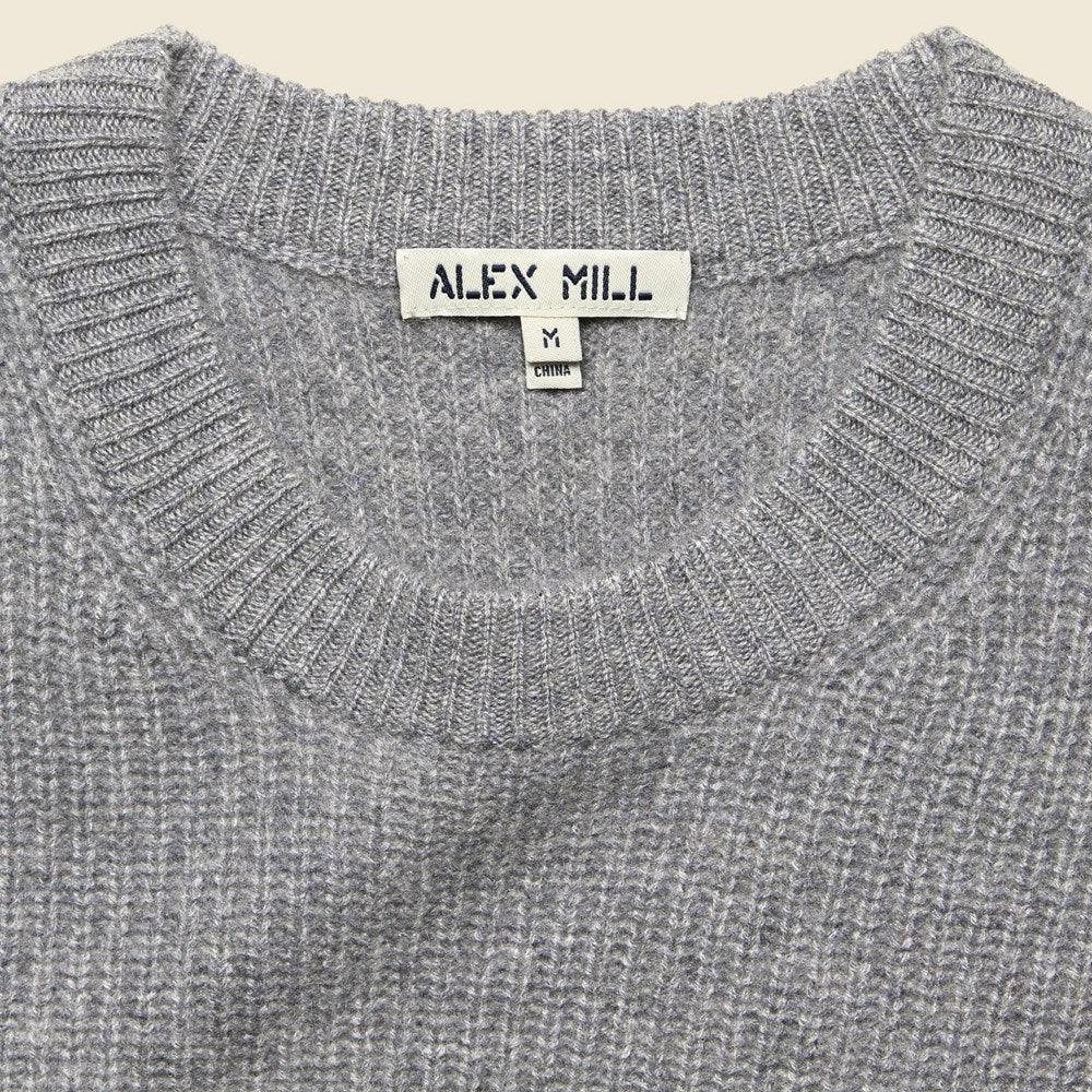 
                          Cashmere Jordan Sweater - Grey - Alex Mill - STAG Provisions - Tops - Sweater
                        