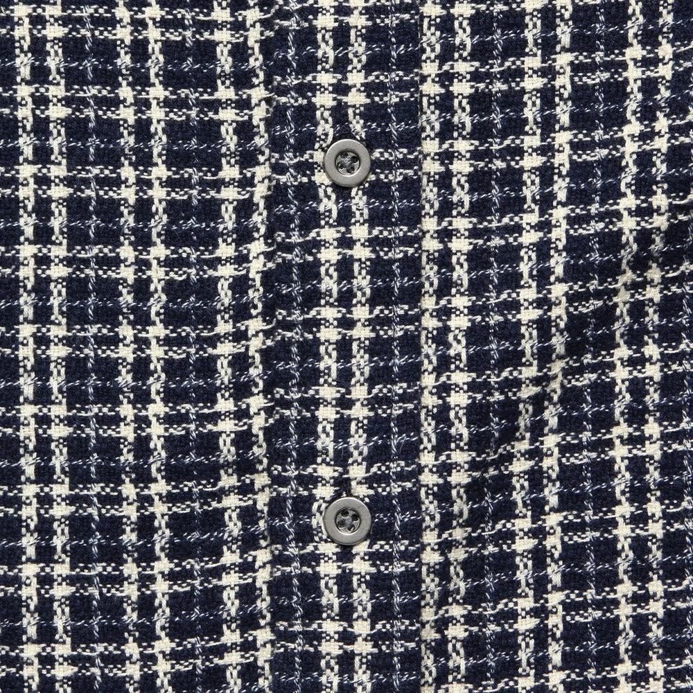 Reverse Tweed Snow Check Shirt - Blue - Corridor - STAG Provisions - Tops - L/S Woven - Plaid