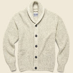 Shawl Collar Cardigan - Limestone - Schott - STAG Provisions - Tops - Sweater