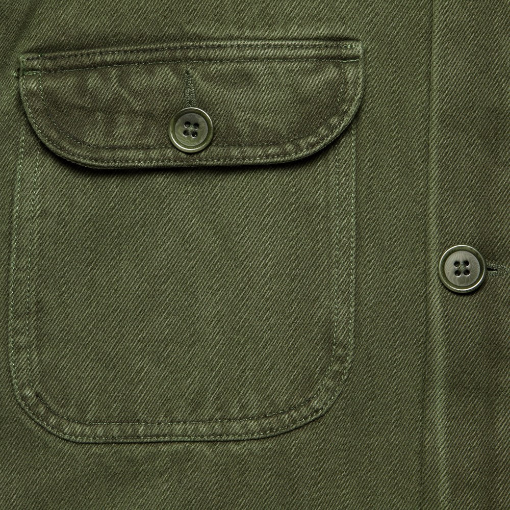 
                          Denim Work Jacket - Olive - Alex Mill - STAG Provisions - Outerwear - Coat / Jacket
                        