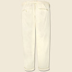 Standard Pleated Chino - Oat Milk - Alex Mill - STAG Provisions - Pants - Twill