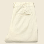 Standard Pleated Chino - Oat Milk - Alex Mill - STAG Provisions - Pants - Twill