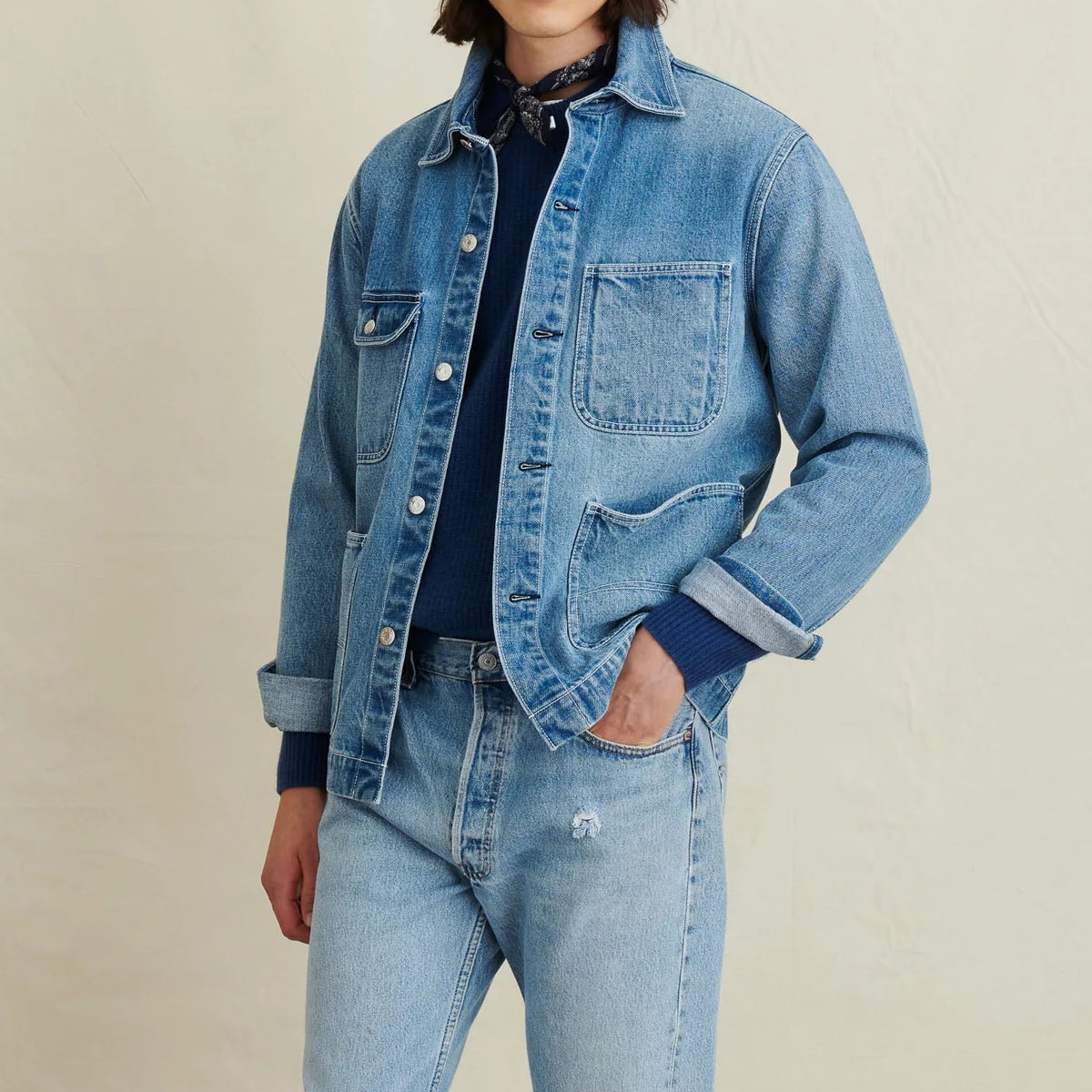 
                          Denim Work Jacket - Vintage Wash
                        