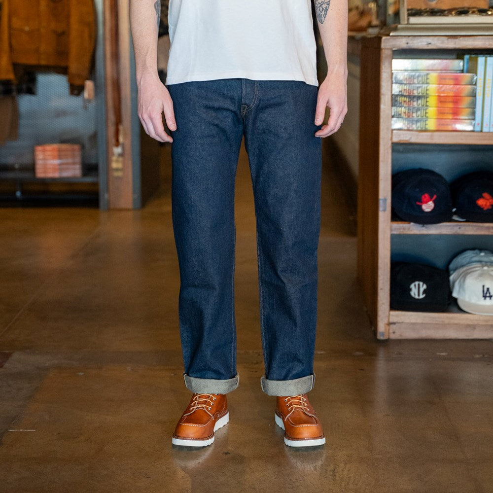 
                          Straight Fit Jean - Once Washed
                        