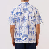 Jungle Toile Camp Shirt - White - Universal Works - STAG Provisions - Tops - S/S Woven - Floral
