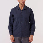 Poplin Dwight Overshirt - Navy - Universal Works - STAG Provisions - Tops - L/S Woven - Overshirt