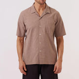 Sido Linen Road Shirt - Brown - Universal Works - STAG Provisions - Tops - S/S Woven - Solid