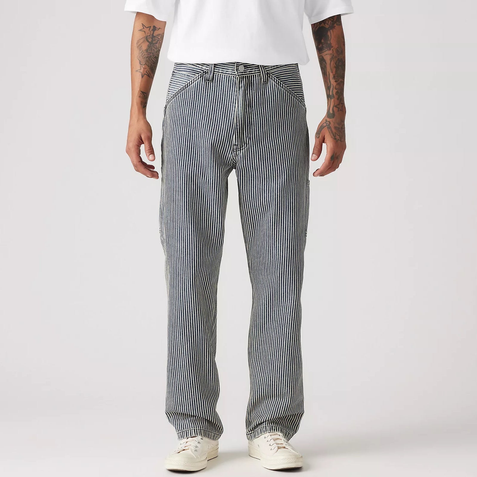 
                          568 Carpenter Pant - Aged Railroad Stripe
                        