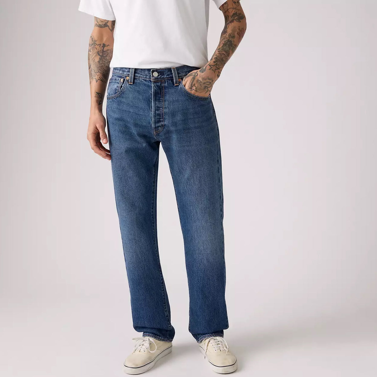 
                          501 &#39;93 Straight Jean - Cathedral Selvedge
                        