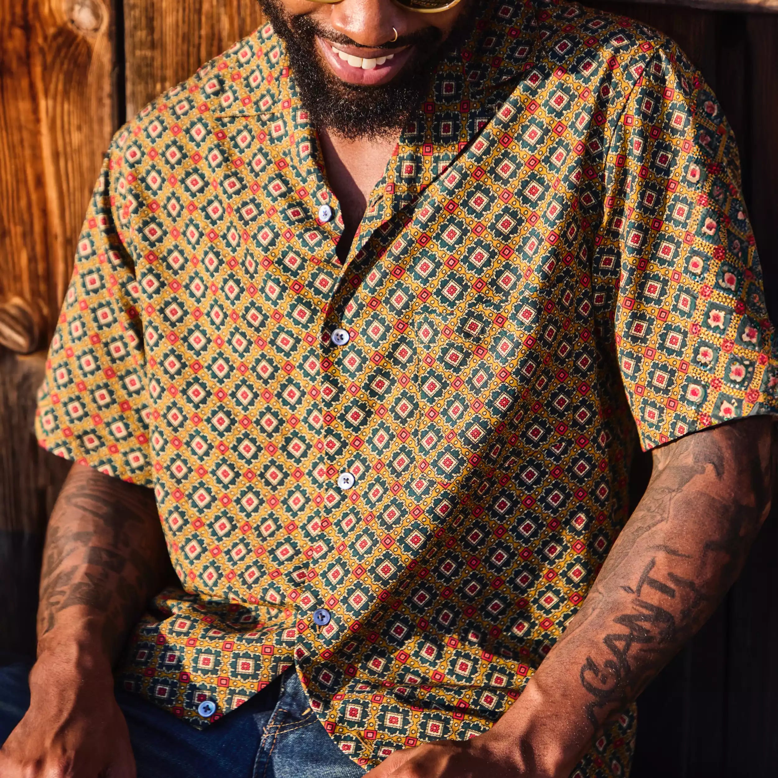 
                          Quartet Camp Shirt - Multi - Portuguese Flannel - STAG Provisions - Tops - S/S Woven - Other Pattern
                        