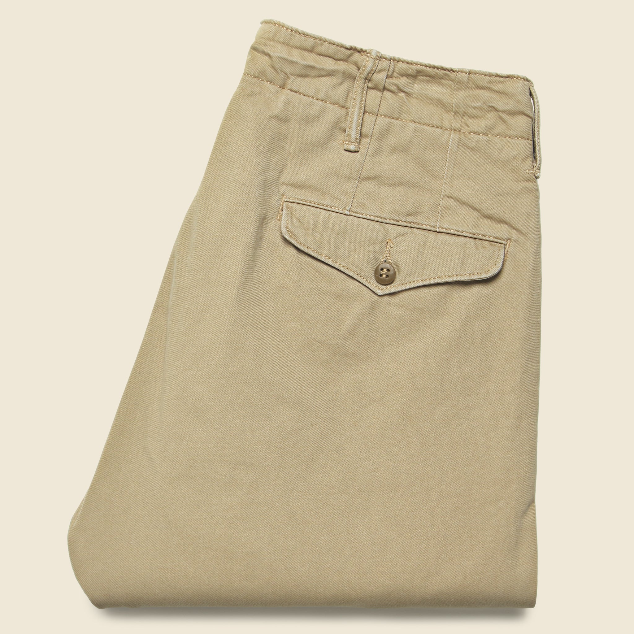 
                          Officer Chino - Khaki - RRL - STAG Provisions - Pants - Twill
                        