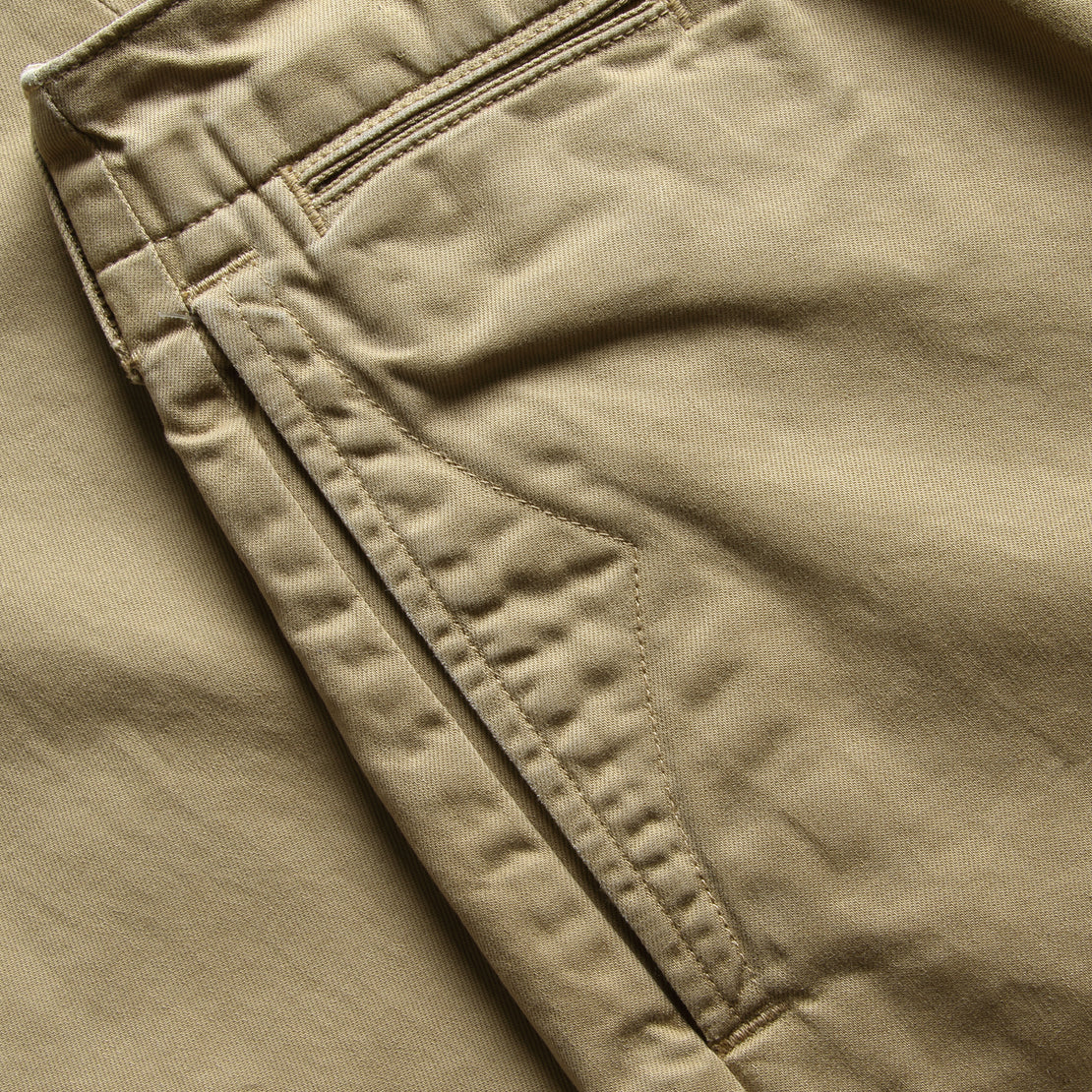 Officer Chino - Khaki - RRL - STAG Provisions - Pants - Twill