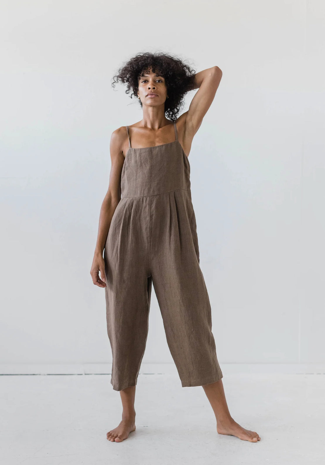 Mira Pant Suit - Cocoa - First Rite - STAG Provisions - W - Onepiece - Jumpsuit