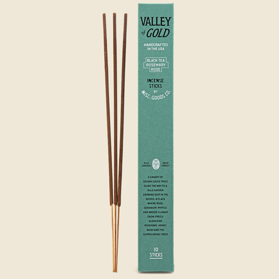 Misc Goods Co. Valley of Gold Stick Incense