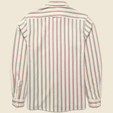 Kuki Stripe Shirt - Snow White - Far Afield - STAG Provisions - Tops - L/S Woven - Stripe