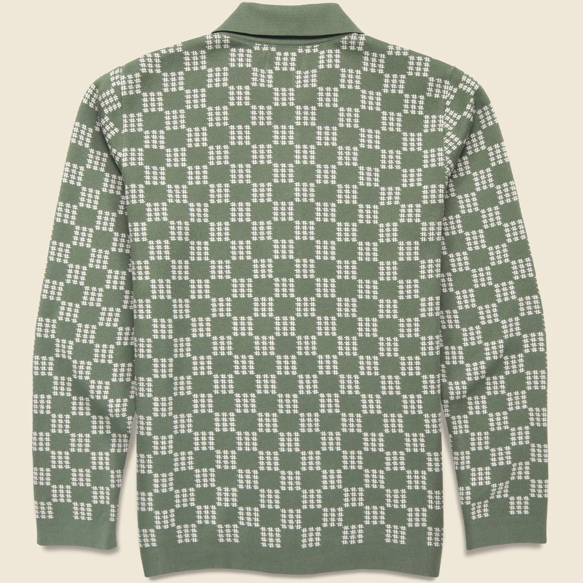 
                          Zig Criss Cross Cardigan - Green
                        