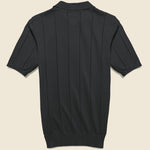 Knit Jacobs Polo - Meteorite Black - Far Afield - STAG Provisions - Tops - S/S Knit