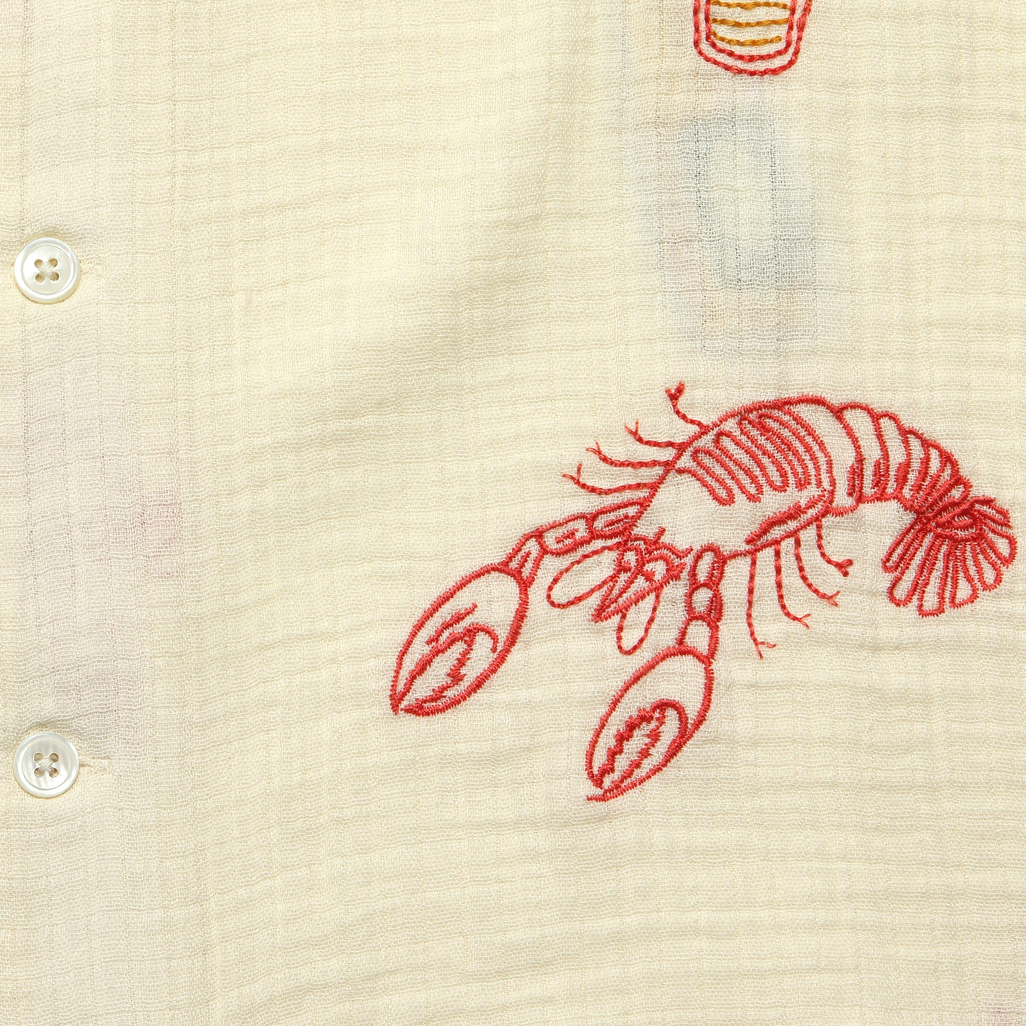 
                          Embroidered Stachio Shirt - White - Far Afield - STAG Provisions - Tops - S/S Woven - Other Pattern
                        