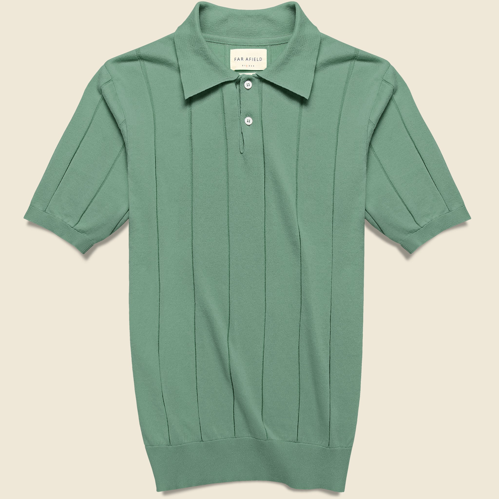 Knit Jacobs Polo - Comfrey Green - Far Afield - STAG Provisions - Tops - S/S Knit