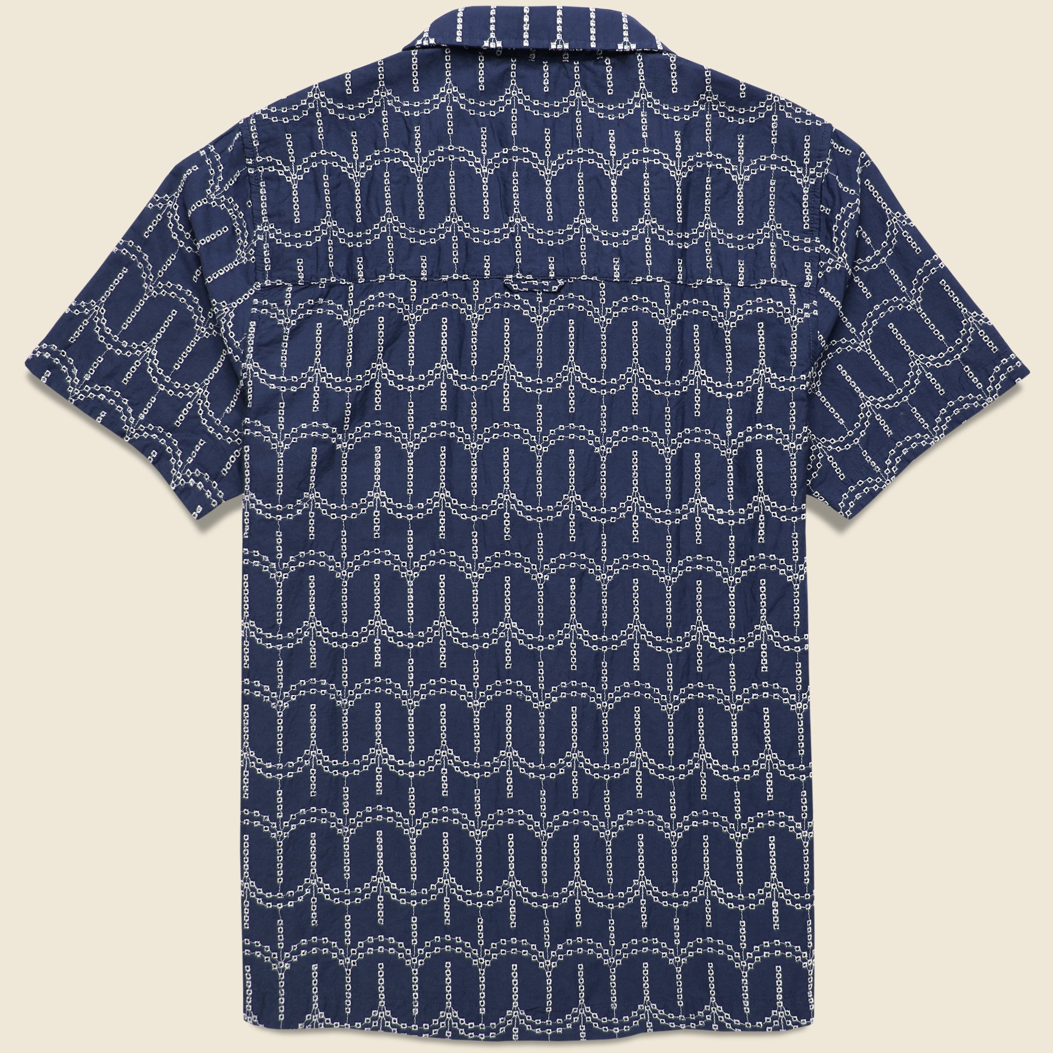 
                          Stachio Shirt - Palm Tree Navy - Far Afield - STAG Provisions - Tops - S/S Woven - Other Pattern
                        