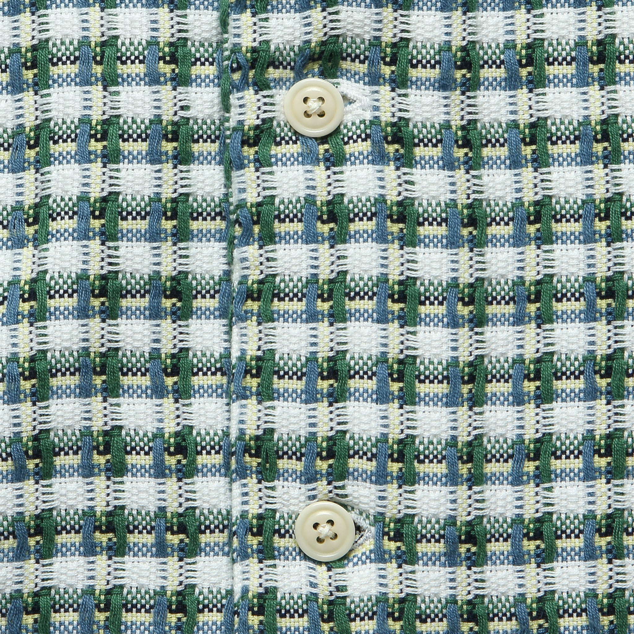 
                          Busey Shirt - Dobby Check Green - Far Afield - STAG Provisions - Tops - S/S Woven - Plaid
                        