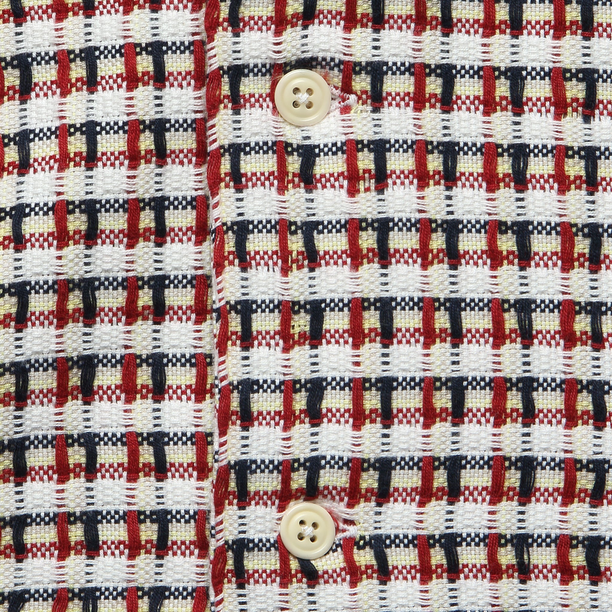 
                          Busey Shirt - Dobby Check Red
                        