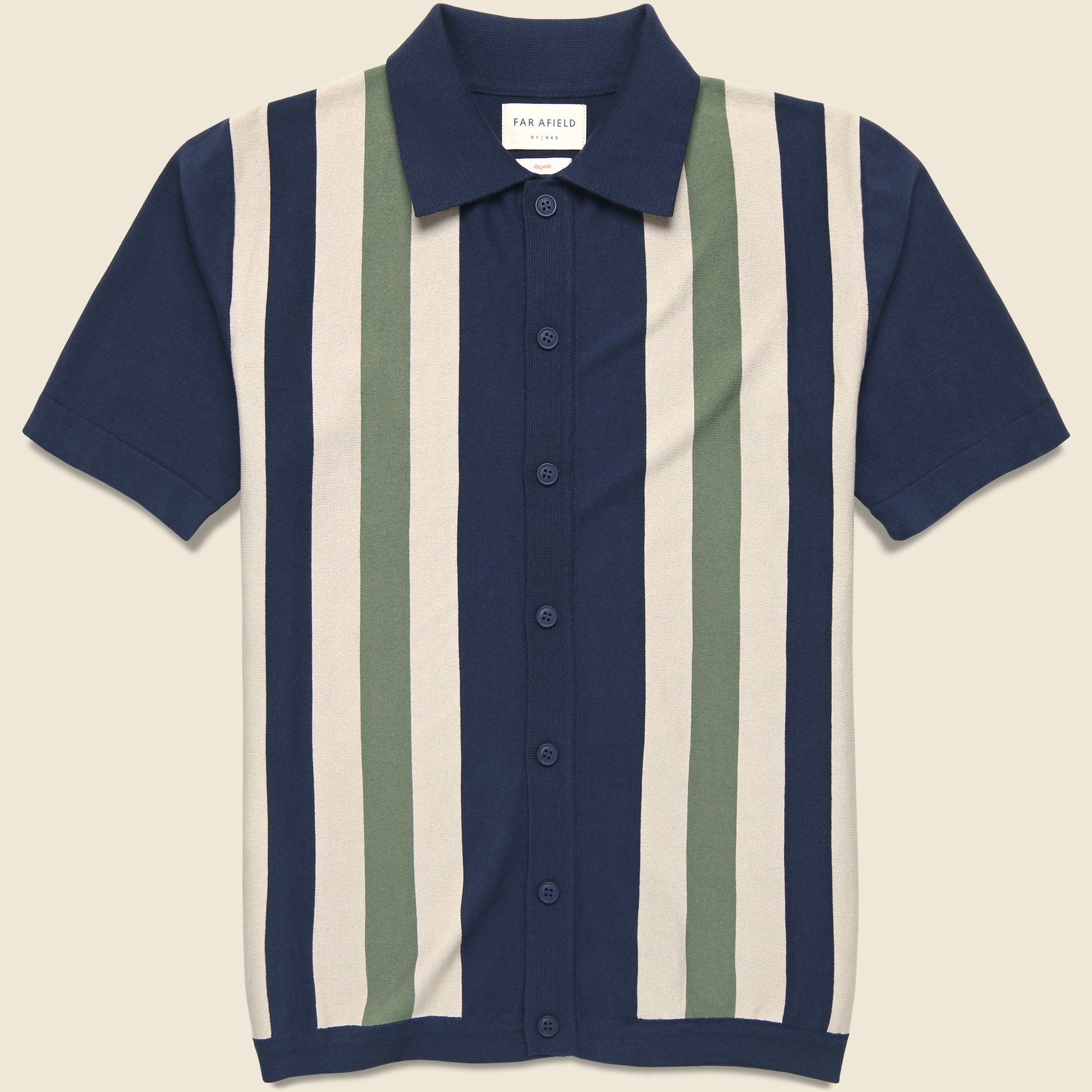 Velzy Cardigan - Navy/Green