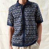 Zig Cardigan - Palm Tree Navy - Far Afield - STAG Provisions - Tops - S/S Knit