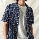 Stachio Shirt - Palm Tree Navy - Far Afield - STAG Provisions - Tops - S/S Woven - Other Pattern