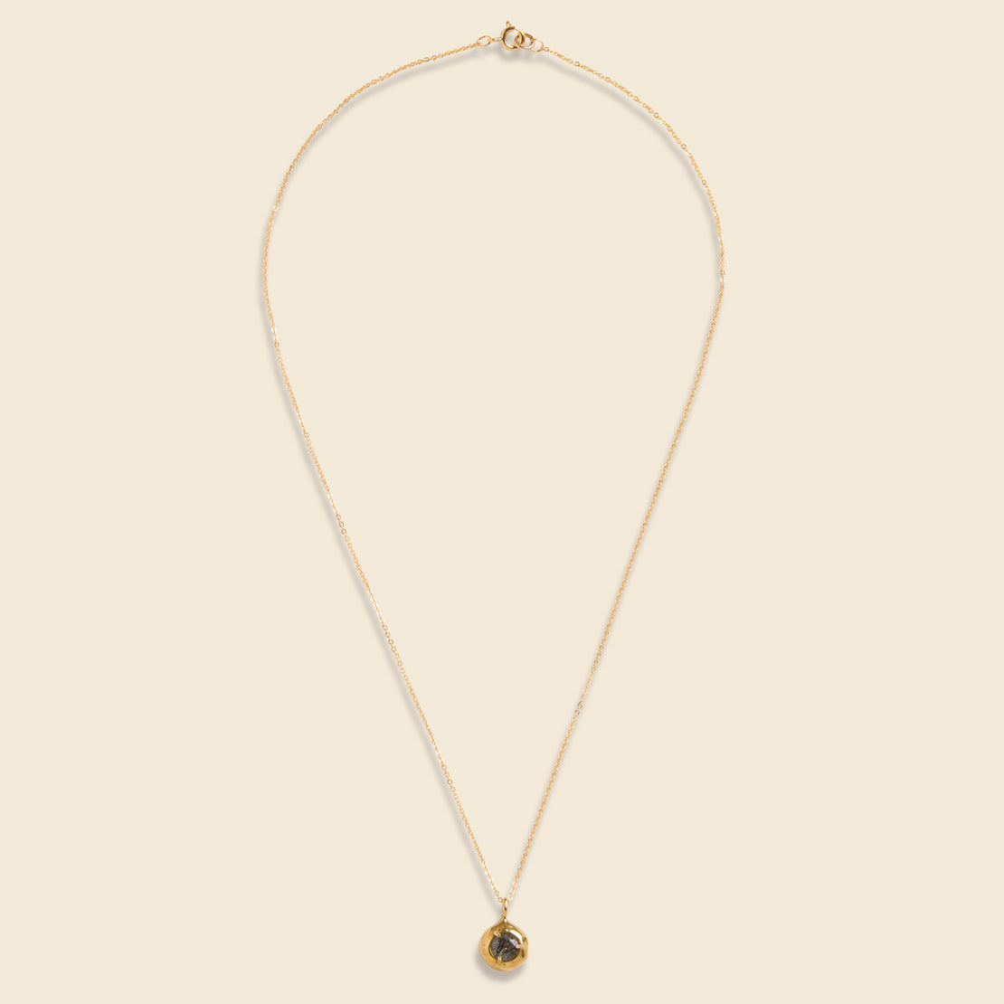 Keeper Necklace - Bronze/Black Quartz - Amanda Hunt - STAG Provisions - W - Accessories - Necklace