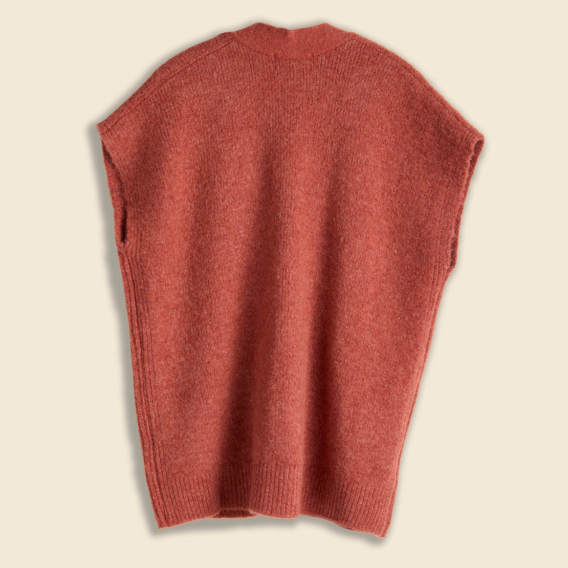 Alpaca Sweater Vest - Brick - Amente - STAG Provisions - W - Tops - Sweater