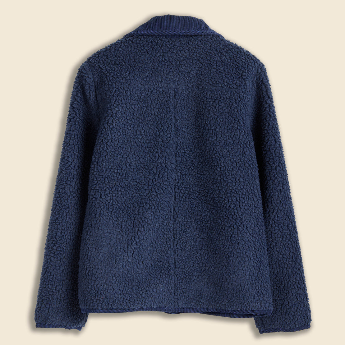 Sherpa Fleece Jacket - Dark Navy - Alex Mill - STAG Provisions - W - Outerwear - Coat/Jacket