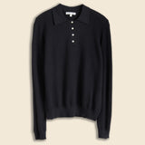 Alice Polo Sweater - Black - Alex Mill - STAG Provisions - W - Tops - Sweater