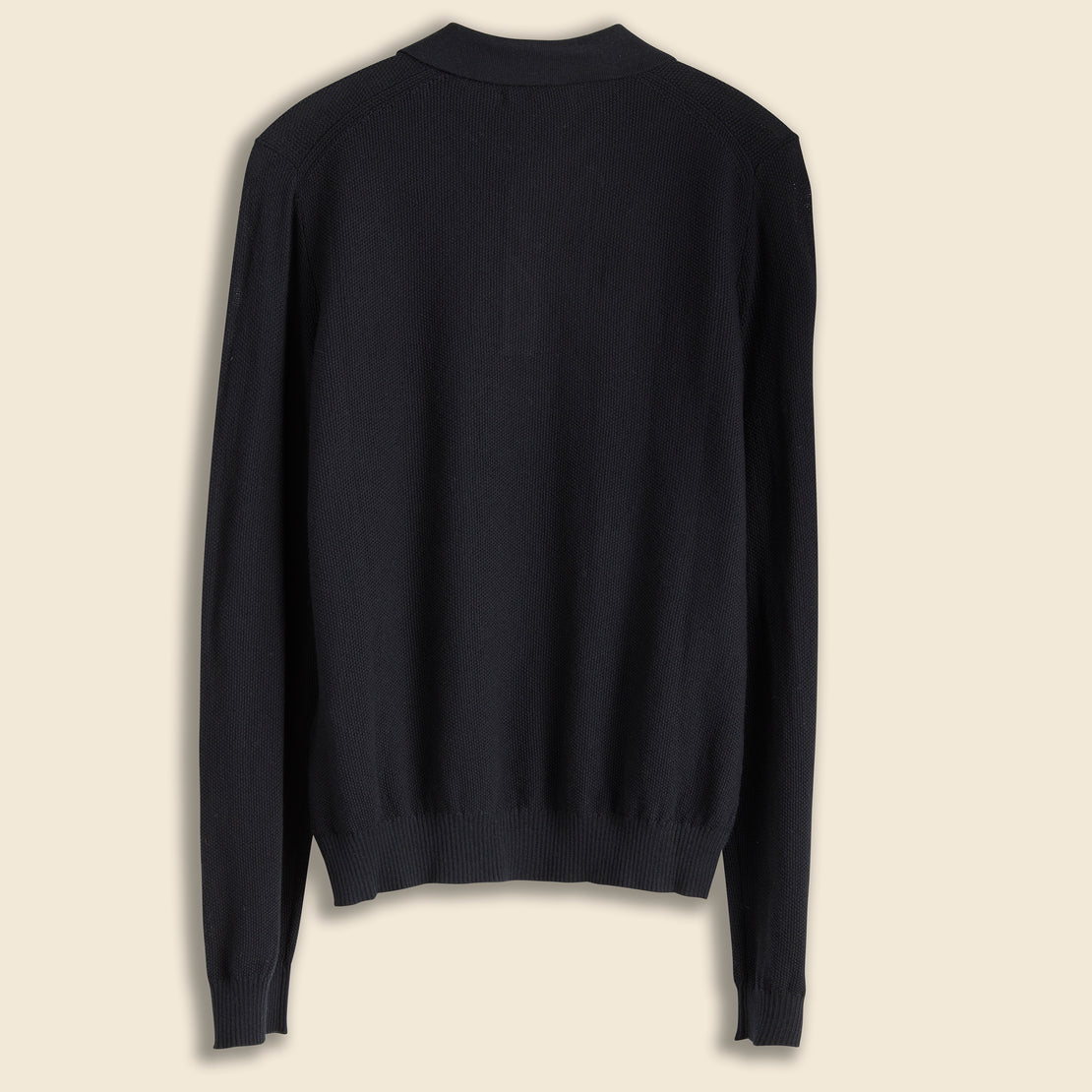 Alice Polo Sweater - Black - Alex Mill - STAG Provisions - W - Tops - Sweater