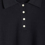 Alice Polo Sweater - Black - Alex Mill - STAG Provisions - W - Tops - Sweater