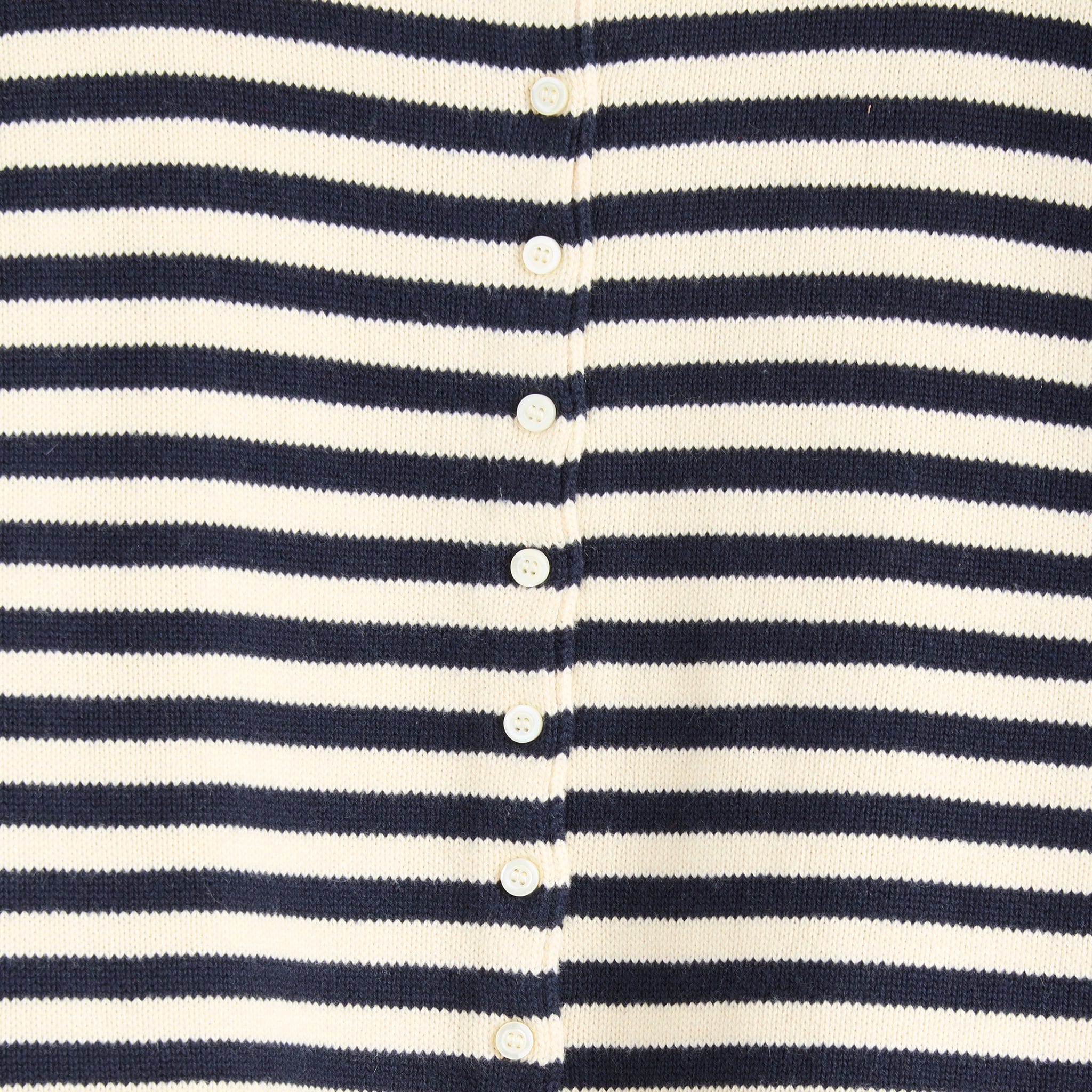 
                          Taylor Cardigan in Striped Cotton Cashmere Blend - Navy/Ivory Stripe - Alex Mill - STAG Provisions - W - Tops - Sweater
                        