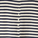 Taylor Cardigan in Striped Cotton Cashmere Blend - Navy/Ivory Stripe - Alex Mill - STAG Provisions - W - Tops - Sweater