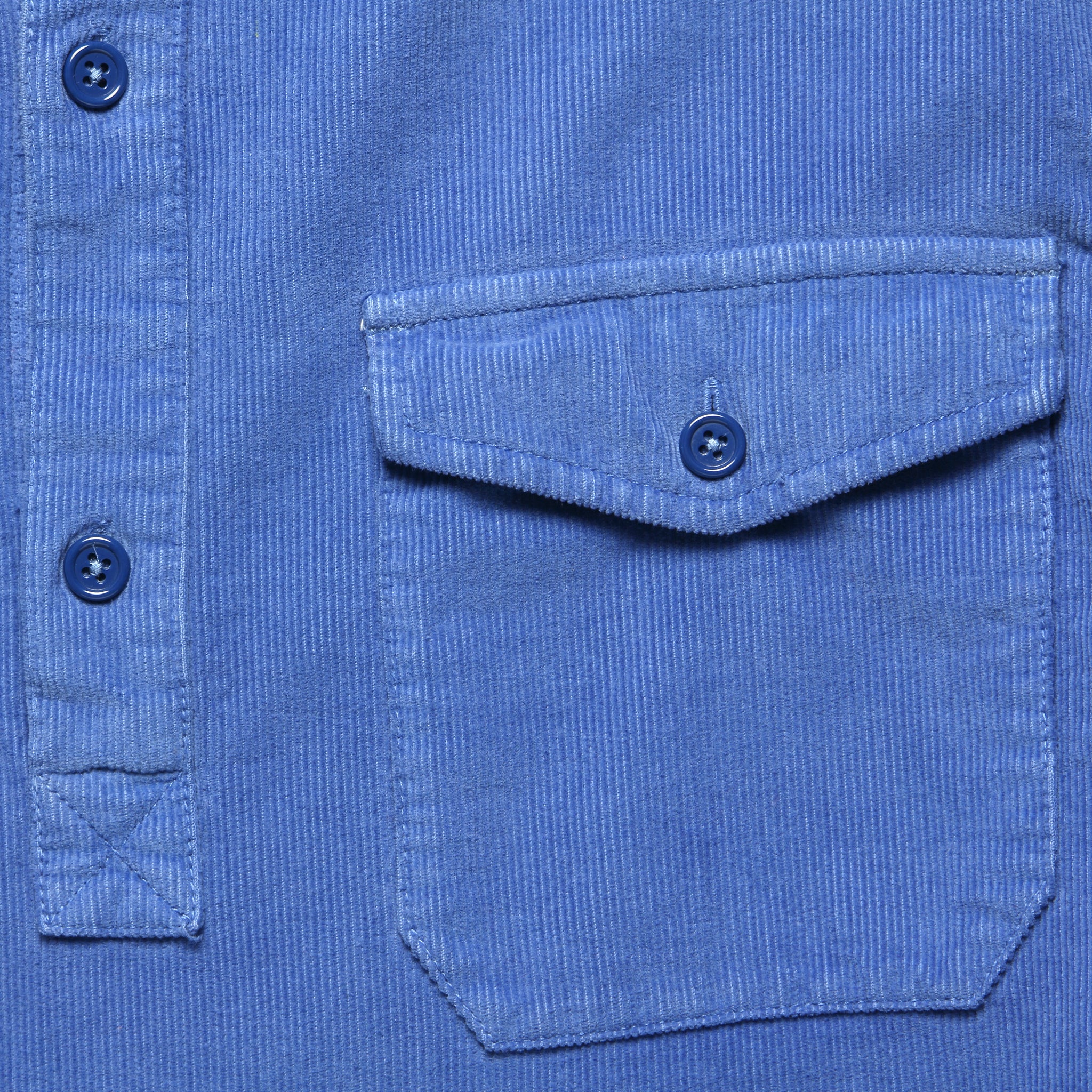 
                          Popover Cord Shirt - Blue - Alex Mill - STAG Provisions - Tops - L/S Woven - Corduroy
                        