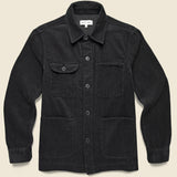 Corduroy Work Jacket - Black - Alex Mill - STAG Provisions - Outerwear - Coat / Jacket