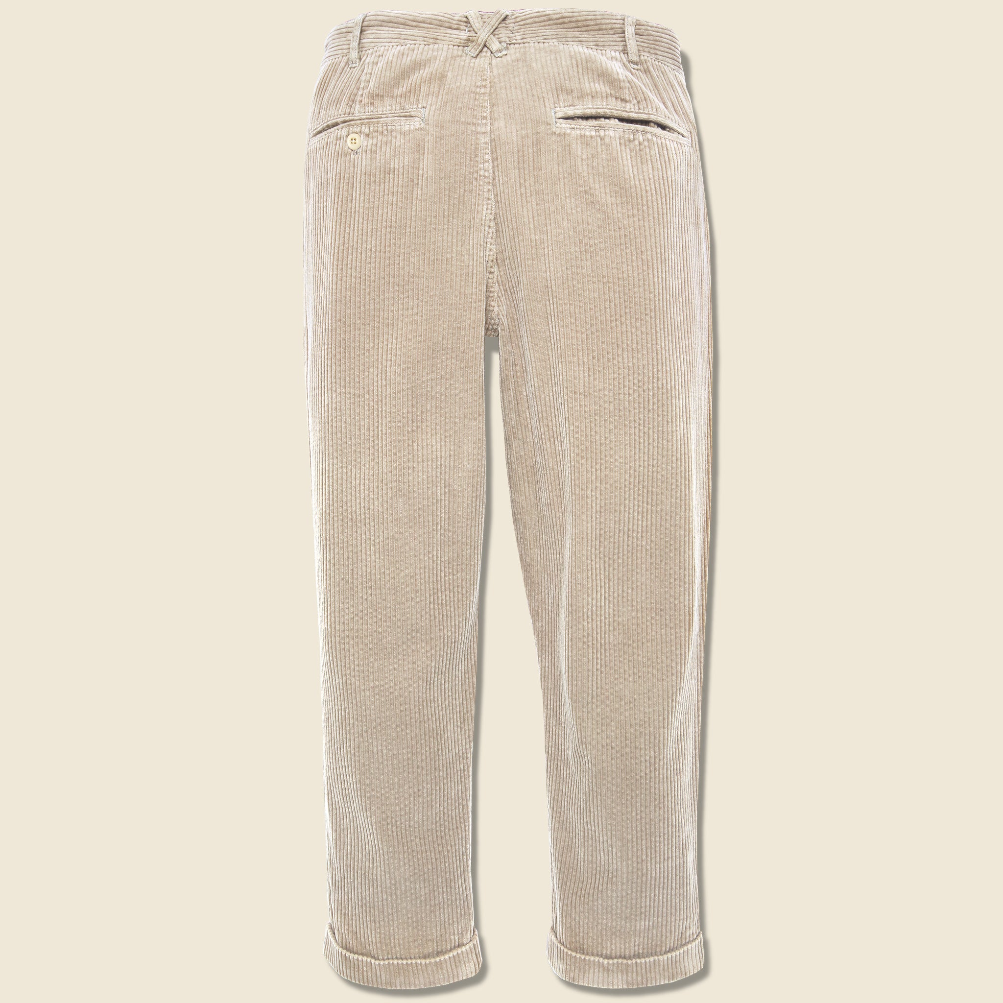 Corduroy Pleated Pant - Cloud Grey - Alex Mill - STAG Provisions - Pants - Corduroy