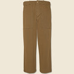 Herringbone Field Pant - Khaki - Alex Mill - STAG Provisions - Pants - Twill