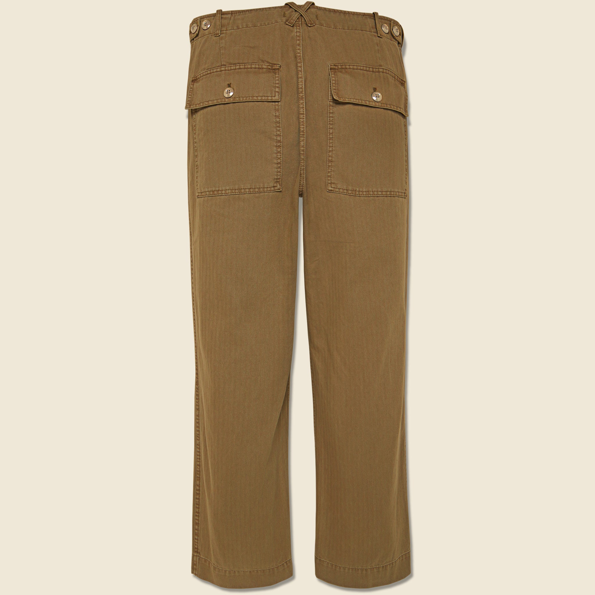 
                          Herringbone Field Pant - Khaki - Alex Mill - STAG Provisions - Pants - Twill
                        