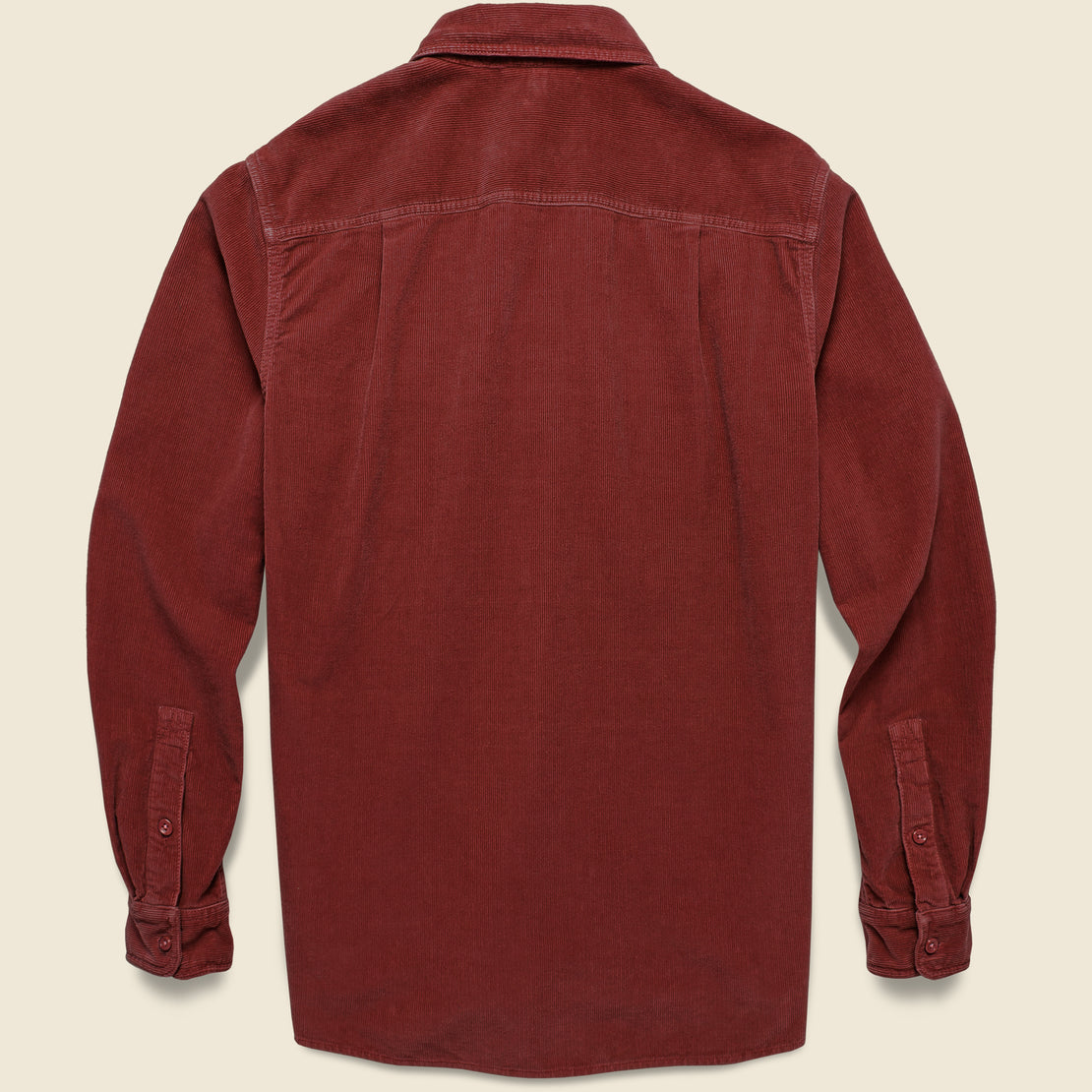 Popover Cord Shirt - Dark Currant - Alex Mill - STAG Provisions - Tops - L/S Woven - Corduroy