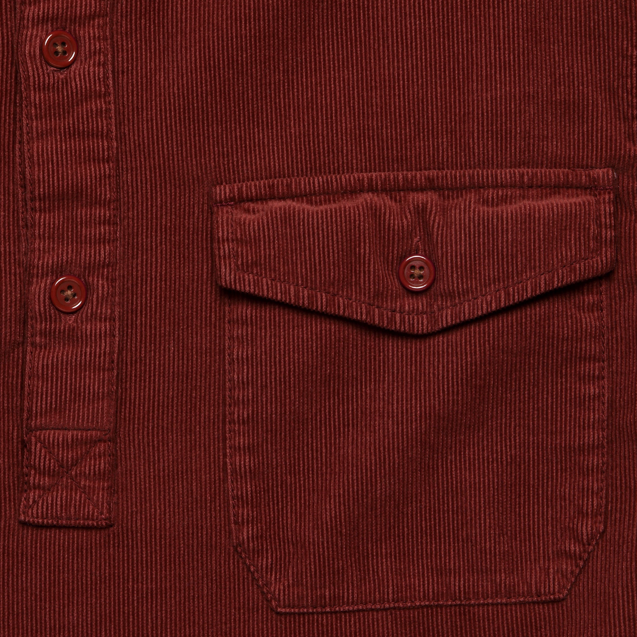 
                          Popover Cord Shirt - Dark Currant - Alex Mill - STAG Provisions - Tops - L/S Woven - Corduroy
                        