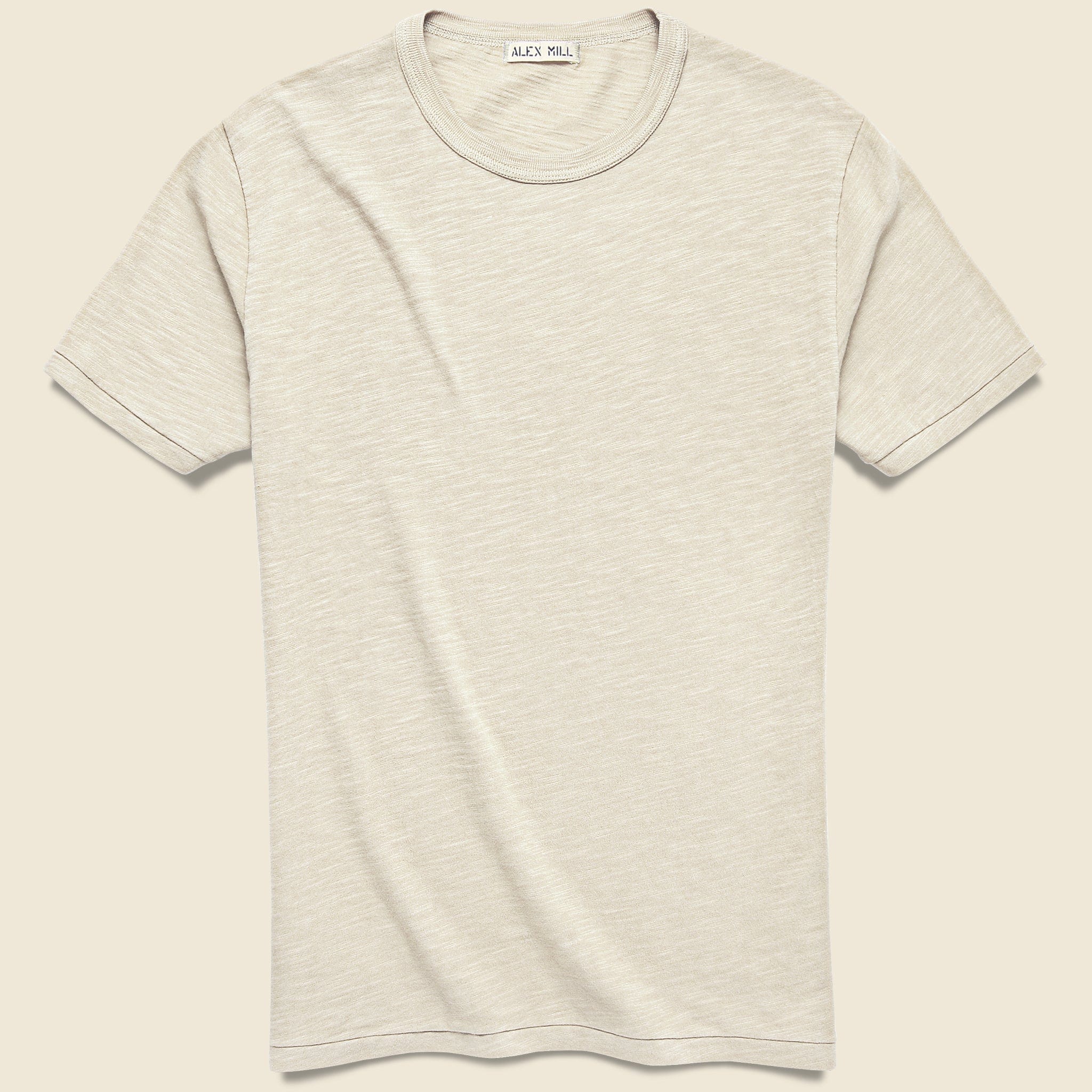 Standard Crew Tee - Almond Milk - Alex Mill - STAG Provisions - Tops - S/S Tee