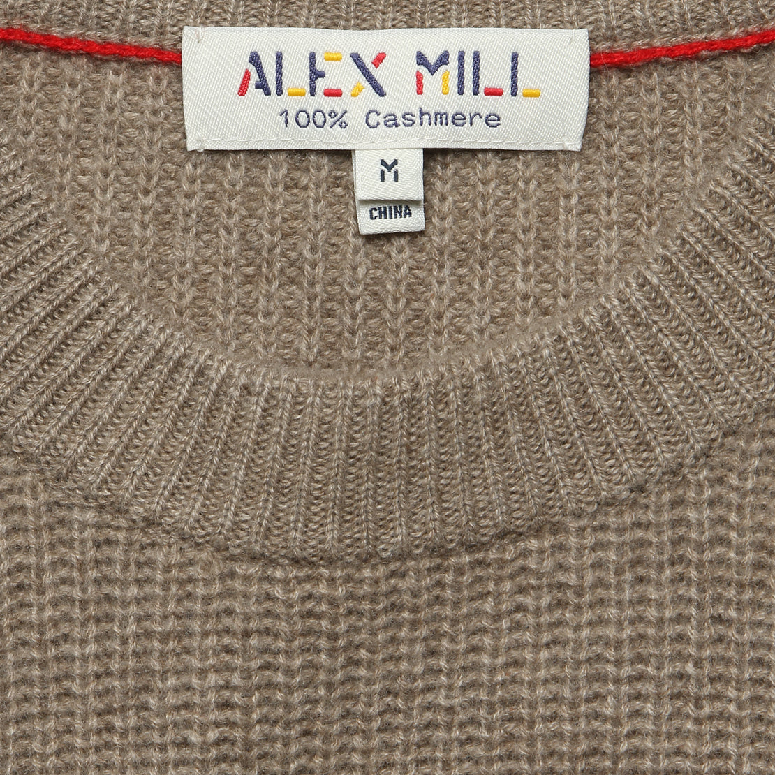 Cashmere Jordan Sweater - Taupe - Alex Mill - STAG Provisions - Tops - Sweater