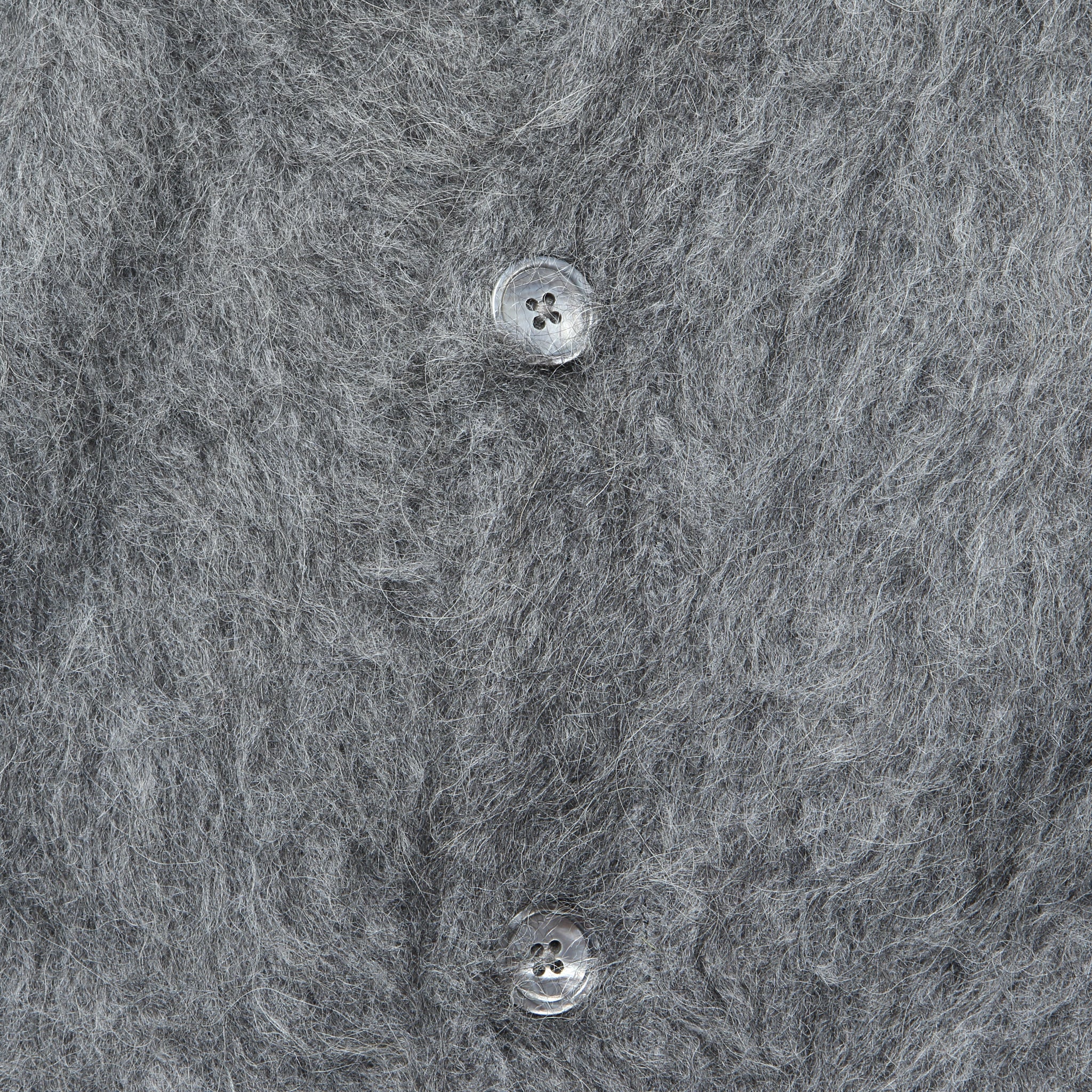 
                          Alpaca Hairy Brushed Cardigan - Charcoal - Alex Mill - STAG Provisions - Tops - Sweater
                        