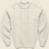 Donegal Fisherman Sweater - Oatmeal - Alex Mill - STAG Provisions - Tops - Sweater